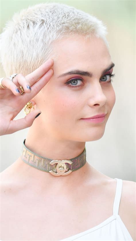 2160x3840 Cara Delevingne Pixie Hair Cut Sony Xperia X Xz Z5 Premium Hd 4k Wallpapers Images