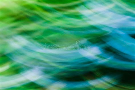 Spring Blurred Flowers Abstract Motion Blur Effect Stock Illustration