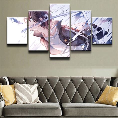 Tomie kawakami junji ito anime painting wall art canvas for living room home bedroom study dorm decoration prints. Waliicorners 5 Piece Anime Noragami Sword Yato Poster ...