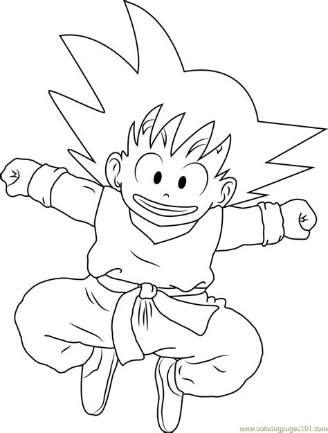 Printable Goku Coloring Pages