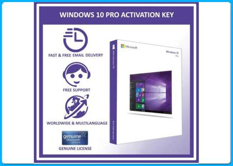 Windows 10 Retail Box 64 Bit Microsoft Windows 10 Pro Software 100