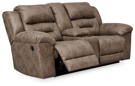 Stoneland Reclining Loveseat With Console 3990594 By Signature Design