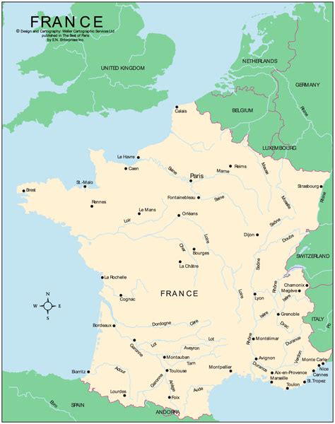 France Political Map France Political Wall Map By Equator Maps