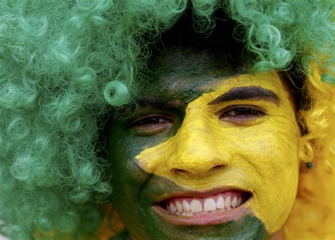 Pictures Best Painted Faces Of The Brazil World Cup 2014 Metro Uk