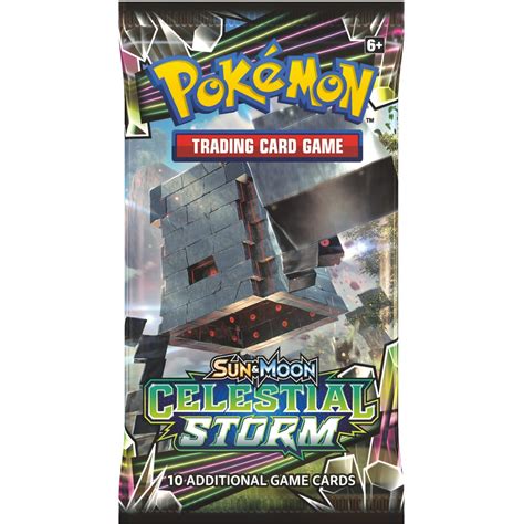 Pokemon Tcg Sun And Moon Celestial Storm Booster Pack Assorted Big W