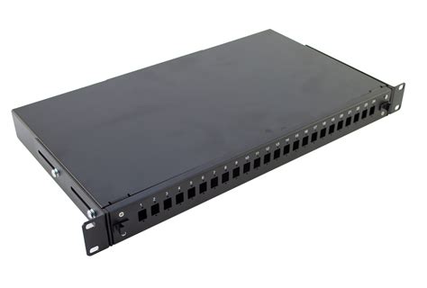 Empty 1u Patch Panel With Lc Front Panel Sylex