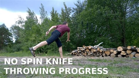 No Spin Knife Throwing Progress Youtube