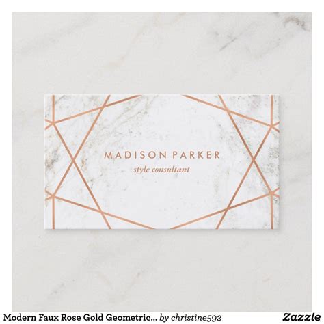 We did not find results for: Modern Faux Rose Gold Geometric on White Marble Business Card | Zazzle.com | Rose gold business ...