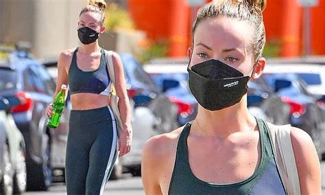 Olivia Wilde Showcases Toned Abs In Sports Bra After Hitting Gym