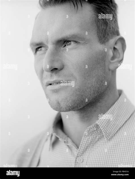 Serious Man Portrait Stock Photo Alamy