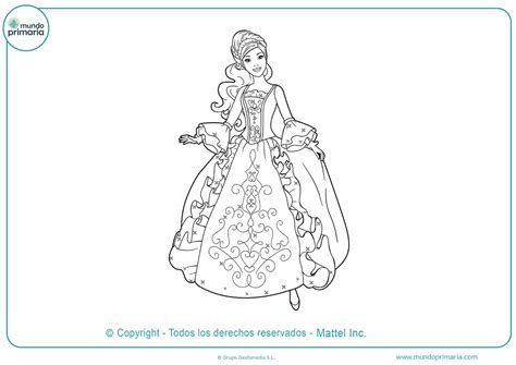Dibujos de Barbie para Colorear 【Imprimir y Pintar】