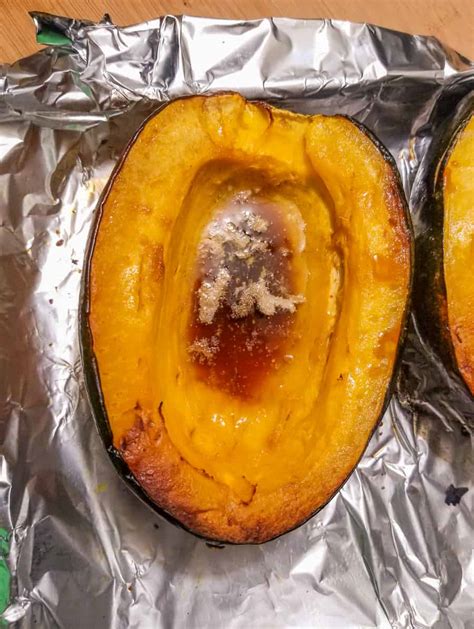 Baked Acorn Squash Recipe With Brown Sugar