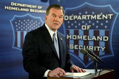 Tom Ridge Became First Secretary Of Department Of Homeland Security On