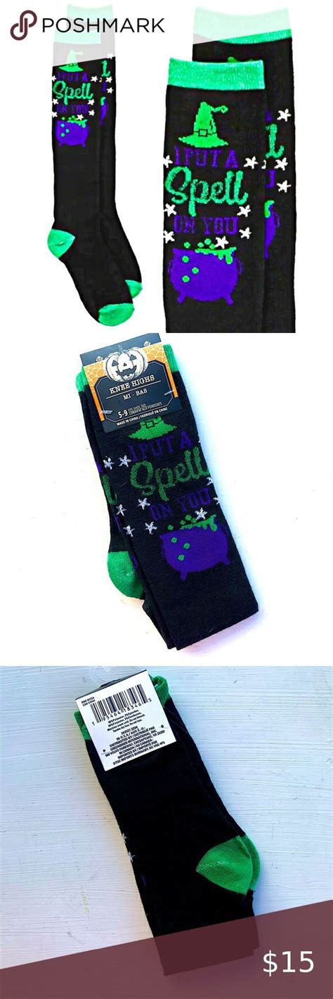 Halloween Knee Socks I Put A Spell On You New Bundle Or ♥️ 2 Pair