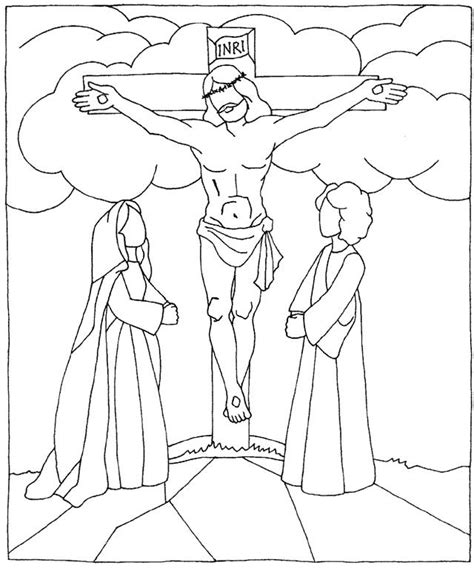 Good Friday Coloring Pages Coloring Home