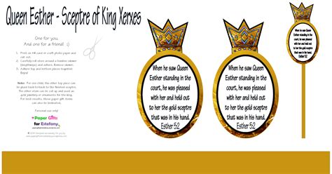 Queen Esther Bible Story Craft