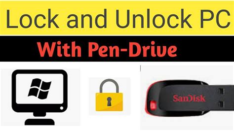 How To Lock And Unlock Your Pc With Usb Flash Drive Youtube