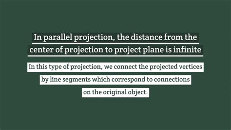 What Is Projections In Computer Graphics Youtube