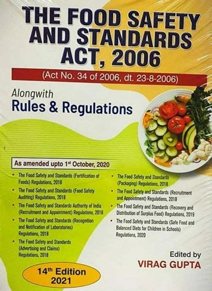 Food Safety And Standards Act Rules And Regulations Lawrels