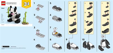 Lego 30641 Panda Instructions Creator