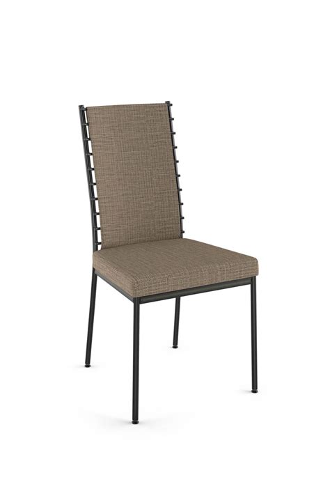 However, chairs that are not used a lot, for example the ones in your dining room that are only reserved for formal dinner can sport all kinds of. Amisco Lisia Fully Upholstered Industrial Dining Chair ...