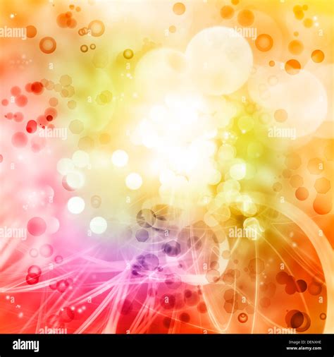 Bright Circles Of Light Abstract Color Background Stock Photo Alamy