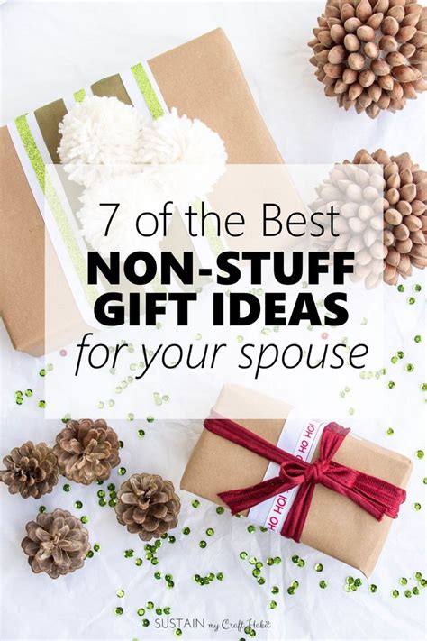 Her style is too good, and her interests too complex, for you to even begin to narrow. 7 of the Best Non-Stuff Gift Ideas for your Spouse ...