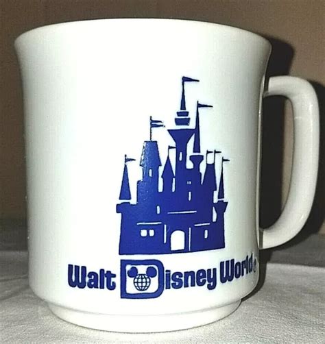 WALT DISNEY WORLD Magic Kingdom Cinderellas Castle Coffee Mug Tea Cup Japan Vtg PicClick