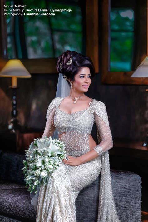 Sri Lankan Bride Saree Wedding Bridal Sari Wedding Dresses