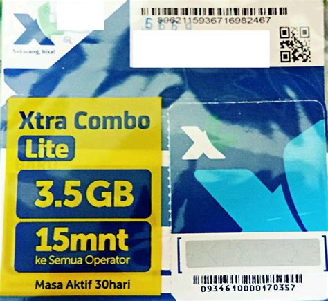 Kedua, untuk mengisi paket data, pengguna. Jual KARTU PERDANA INTERNET XL 3GB XTRA COMBO LITE di ...