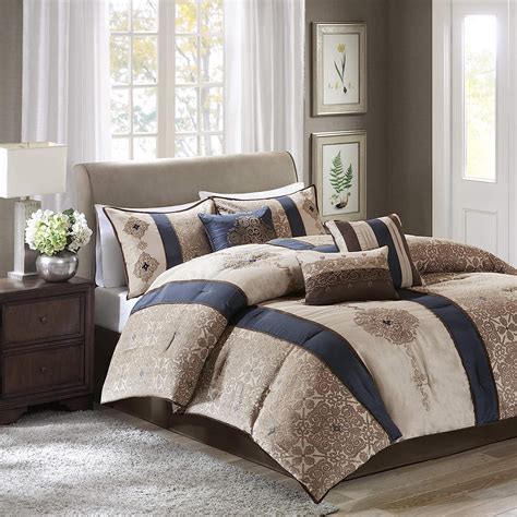 Madison Park Donovan Cal King Size Bed Comforter Set Bed In A Bag