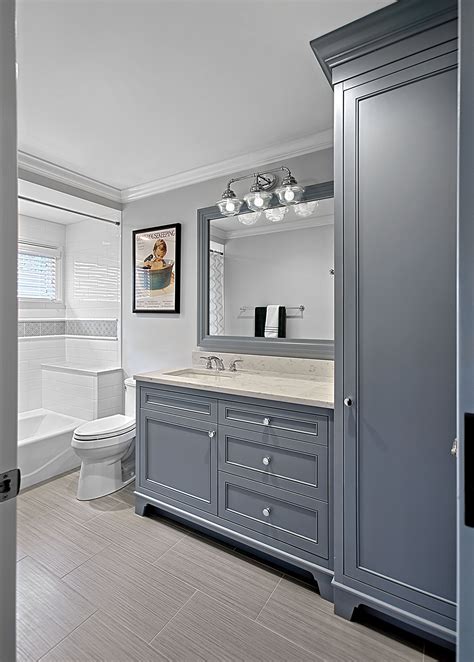 Blue Grey Bathroom Cabinets Rispa
