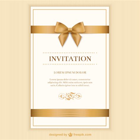 12 Free Invitation Card Designs