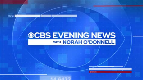 Cbs Evening News With Norah Odonnell Motion Graphics Gallery