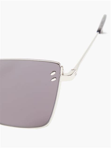 Square Cat Eye Metal Sunglasses Stella Mccartney Matchesfashion Uk