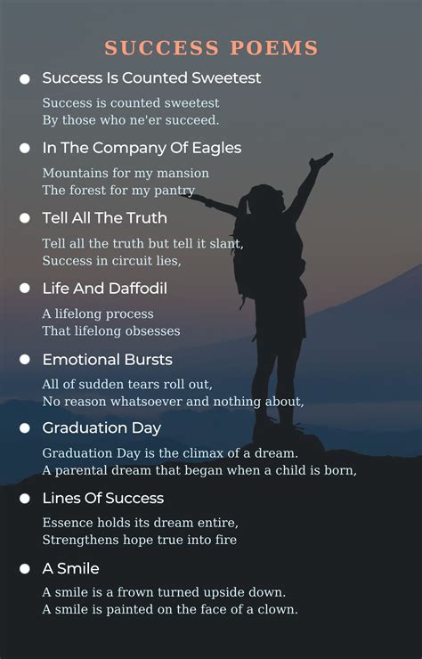 Motivational Poems For Students Success