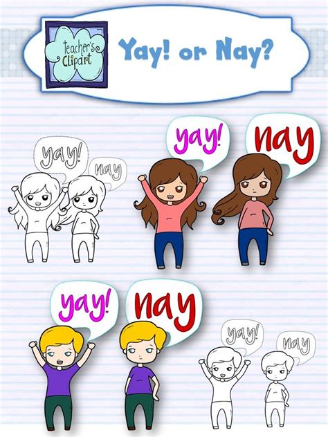 Yay Or Nay Clipart 10 Free Cliparts Download Images On Clipground 2021