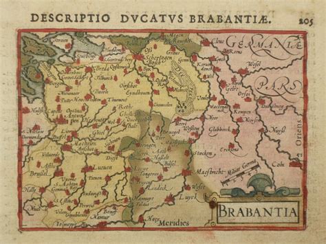 Nederland Brabant Limburg Petrus Bertius Cornelis Catawiki