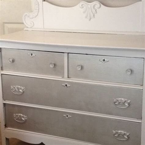 Modernize An Antique Dresser By Painting The Drawers A Different Color