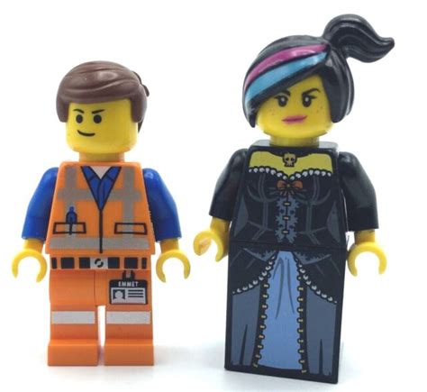 Lego Lot Of 2 The Lego Movie Minifigures Emmet And Wyldstlye Duo Wild West Ebay