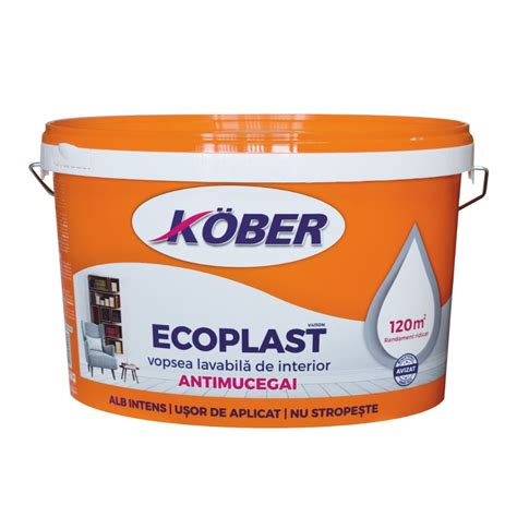 Vopsea Lavabila Interior Ecoplast Alb 85 L Adritec