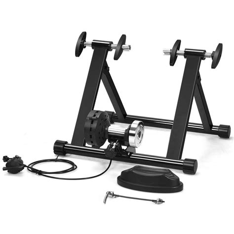 Buy Gymax Magnetic Bike Trainer Stand Folding Stationary Bicycle Stand