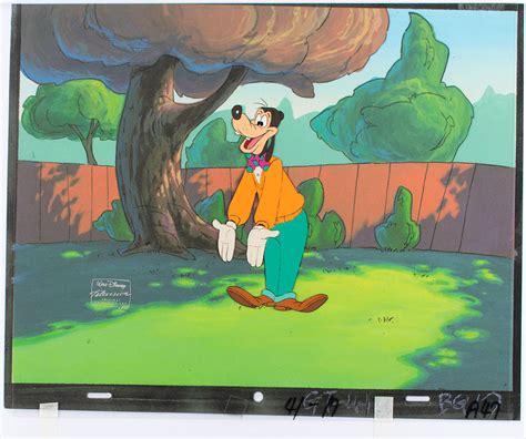 Goofy Production Cel From Goof Troop Sold For 250 Rr Auction