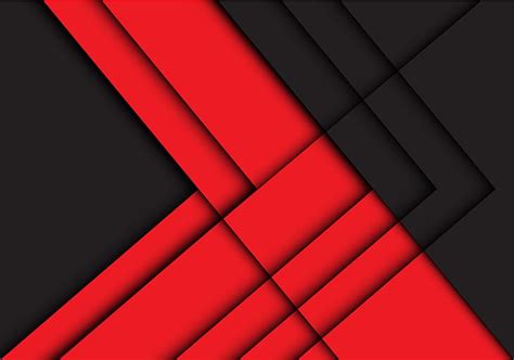 Descarga Gratis Abstracto Geometría Artístico Negro Rojo Formas