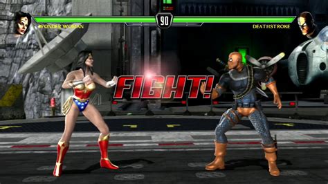 Mk Vs Dc Battles Wonder Woman Vs Deathstroke Youtube