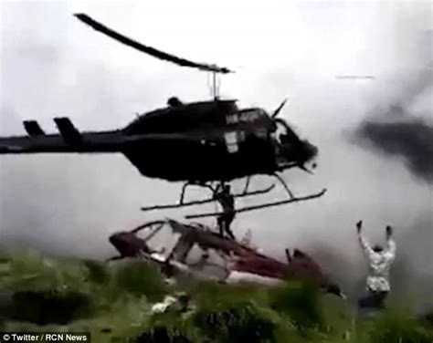 Helicopter Crash Survivor Is Sliced To Death By Blades In Colombia