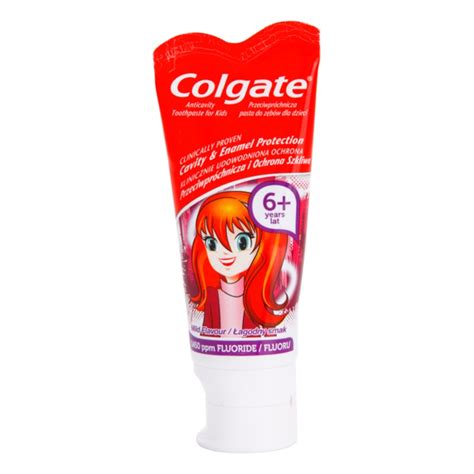 Colgate Cavity & Enamel Protection 6+ Years pasta de dientes para niños