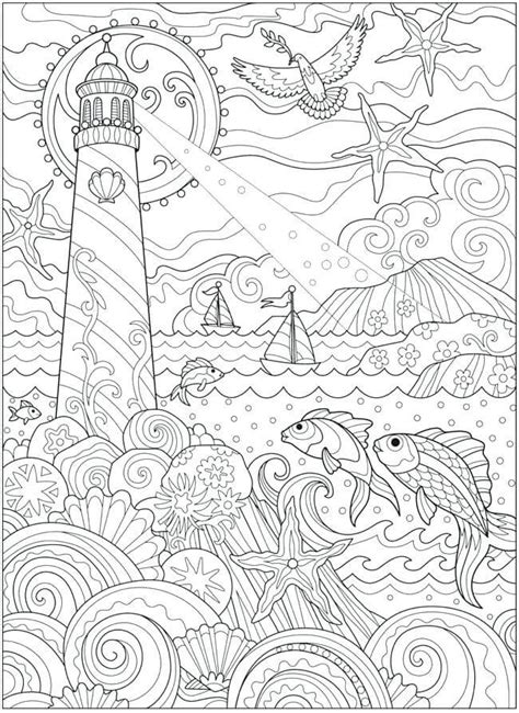 Ocean Coloring Pages For Adults Printable Coloring Pages