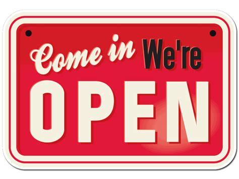 Yes We Are Open Yes Were Open Wallpaper Vector Image 1563388
