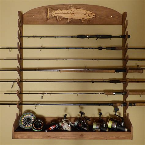 Diy Fishing Rod Storage Rack Wallmounted 15 Steps With Pictures